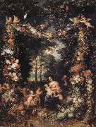 The Holy Family Jan Brueghel The Elder